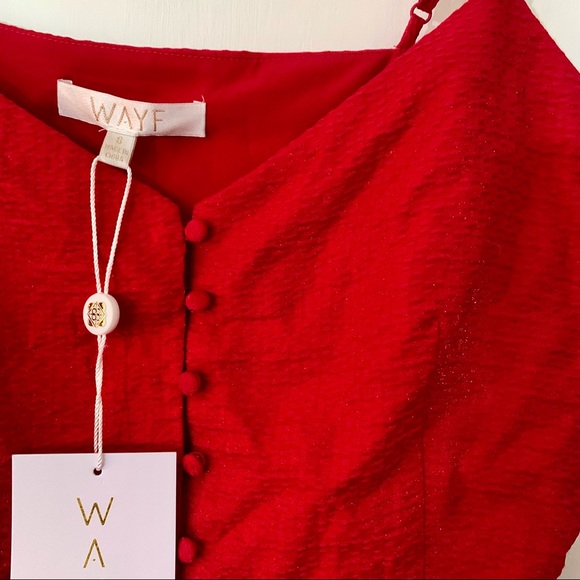 NWT WAYF Vanessa Button Front Cami Small - Picture 7 of 8